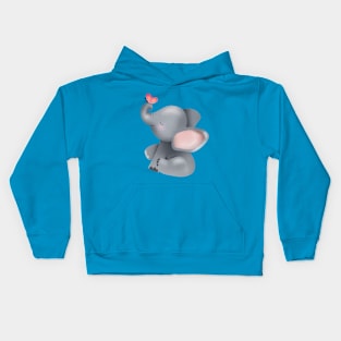 Cute Elephant Kids Hoodie